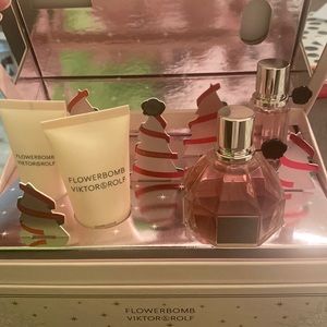 Brand New, unused, FlowerBomb Holiday Gift Set. $256 value, retail $190.
